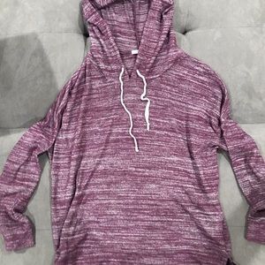 Purple sweatshirt